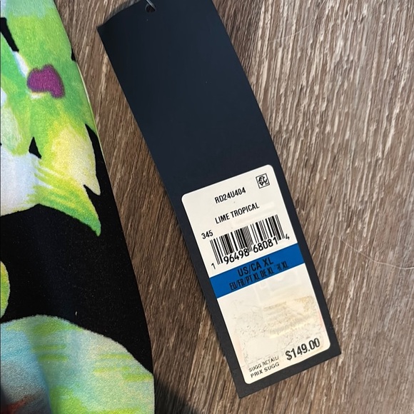 RACHEL Rachel Roy Lime Tropical Maxi Sundress - Picture 5 of 6